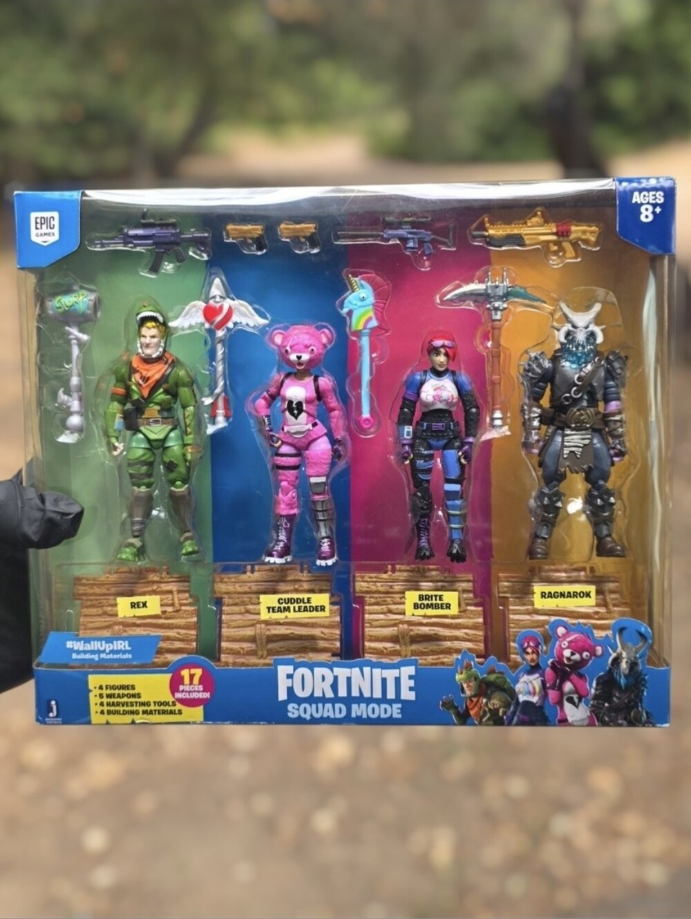 FORTNITE Video Game Squad Mode Action 4 Figure Set 5 Weapons Tool epic games New